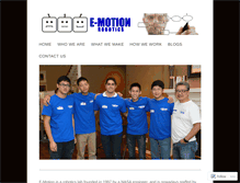 Tablet Screenshot of emotionrobots.com